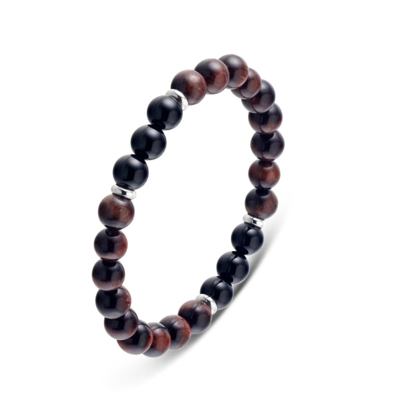 Red Tigers Eye & Black Onyx