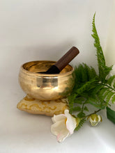 Load image into Gallery viewer, Brass Singing bowl on white background
