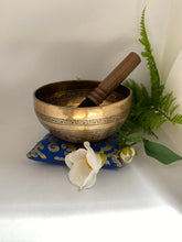 Load image into Gallery viewer, Brass Singing Bowl on white background
